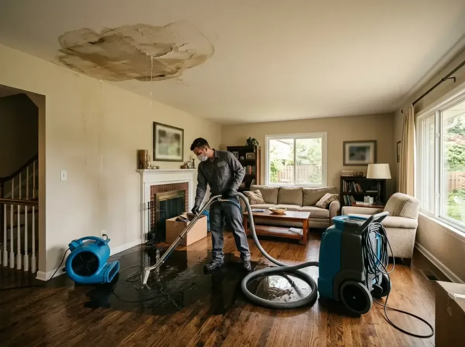attic-pipe-burst-ceiling-drip-008 — frequently asked questions, Water Damage Restoration & Carpet Care in Odenville, AL